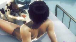 Evangelion Hentai 3D – Rei Jerk off Shinji and cum in her face