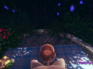 Frozen Hentai – POV Anna Blowjob and cums in her mouth