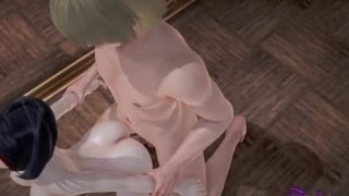 KillLaKill Hentai 3D – Ritsuko Enjoying in bed