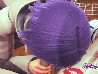 Naruto Hentai 3D – Hinata sucks classmate’s Dick